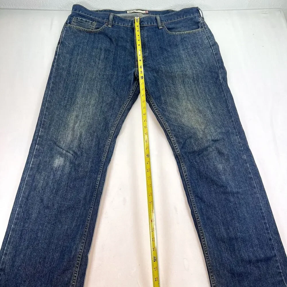 Levi’s 559 Jeans Men 40x32 Relaxed Straight Blue Denim Distressed Faded